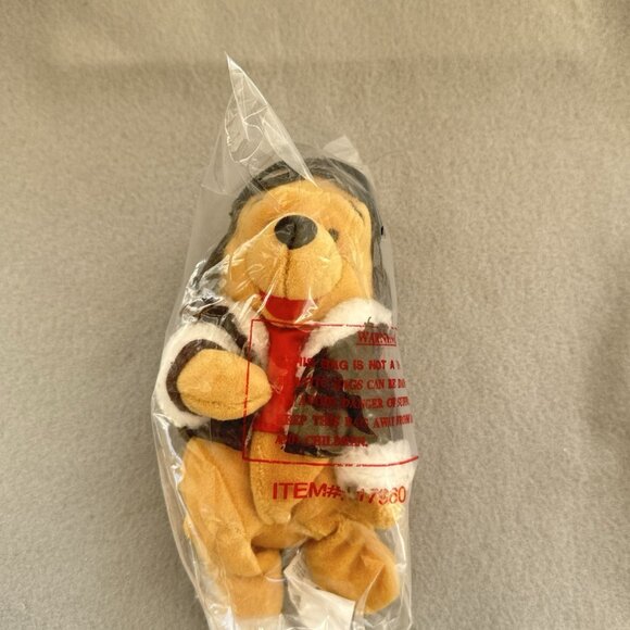 Winnie The Pooh Pilot Pooh The Disney Store Bean Bag 8" Plush Stuffed Toy - Picture 2 of 8